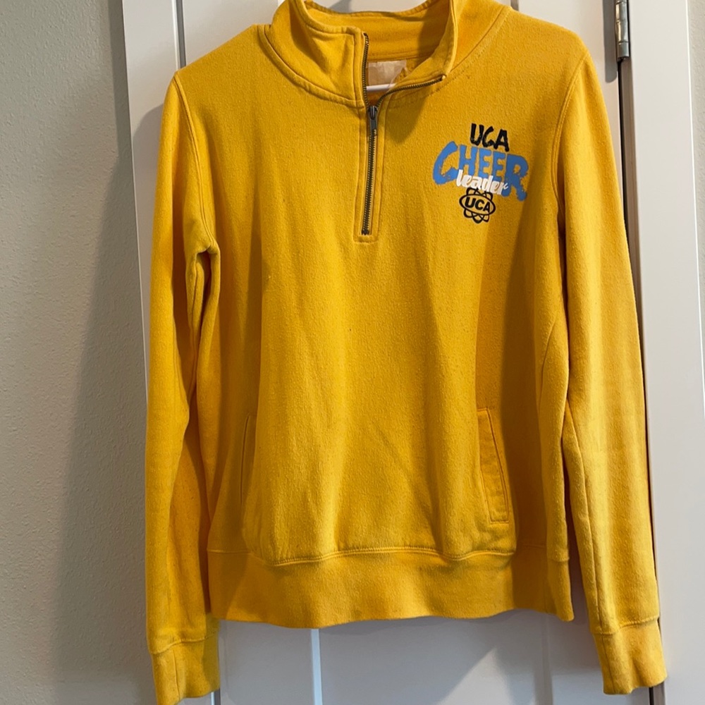 UCA summer cheer sweatshirt - gold